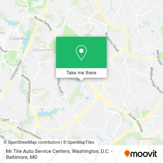 Mr Tire Auto Service Centers map