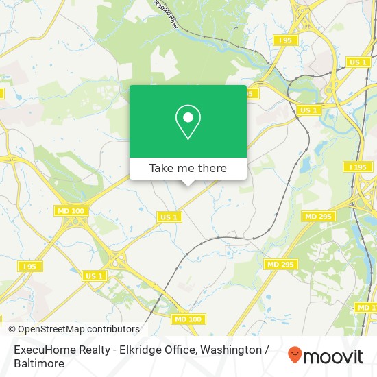 ExecuHome Realty - Elkridge Office map