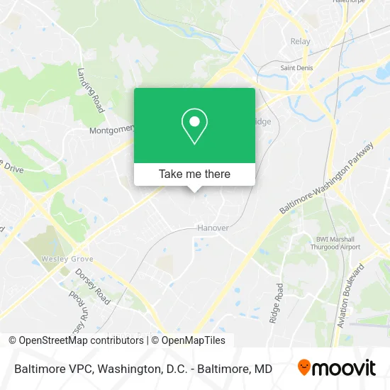 Mapa de Baltimore VPC