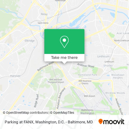 Mapa de Parking at FANX