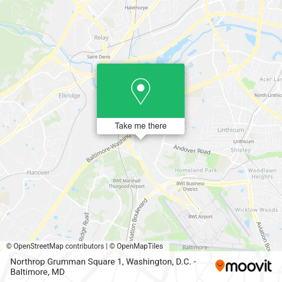 Northrop Grumman Square 1 map