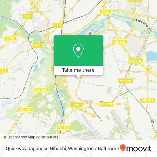 Mapa de Quickway Japanese Hibachi