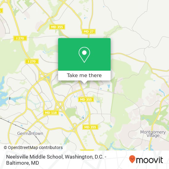 Mapa de Neelsville Middle School