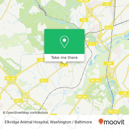 Elkridge Animal Hospital map