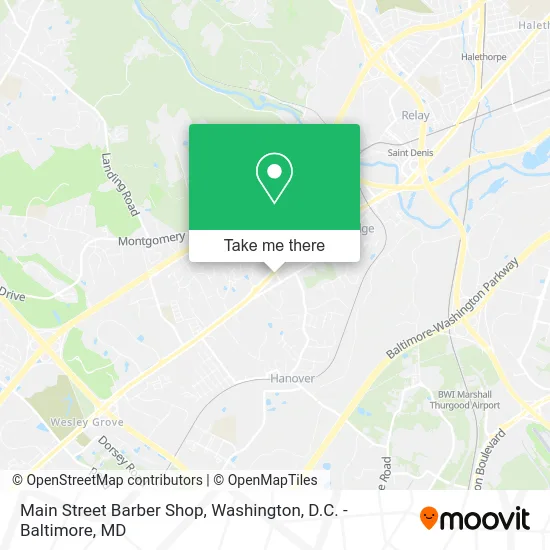 Main Street Barber Shop map