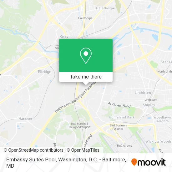 Embassy Suites Pool map