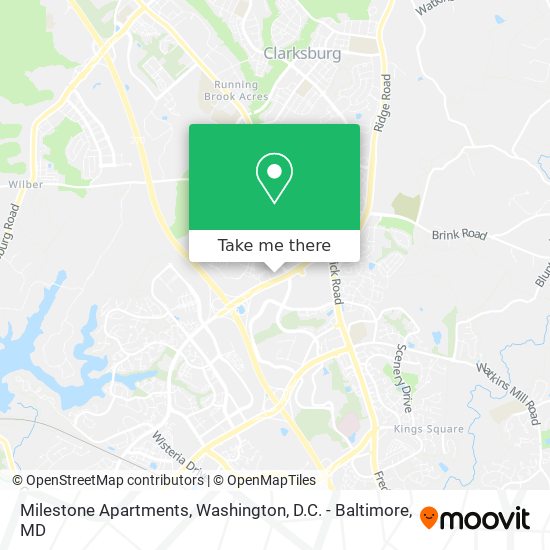 Mapa de Milestone Apartments