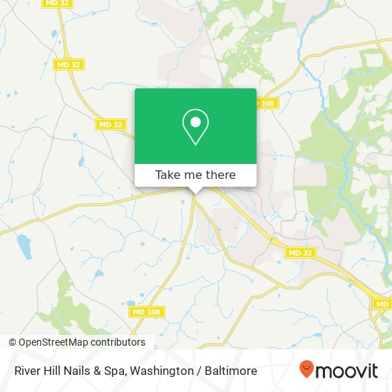 River Hill Nails & Spa map