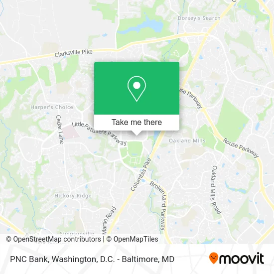 PNC Bank map