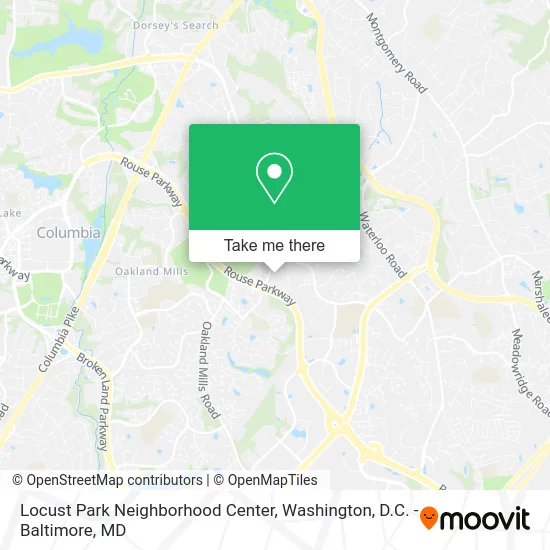 Locust Park Neighborhood Center map