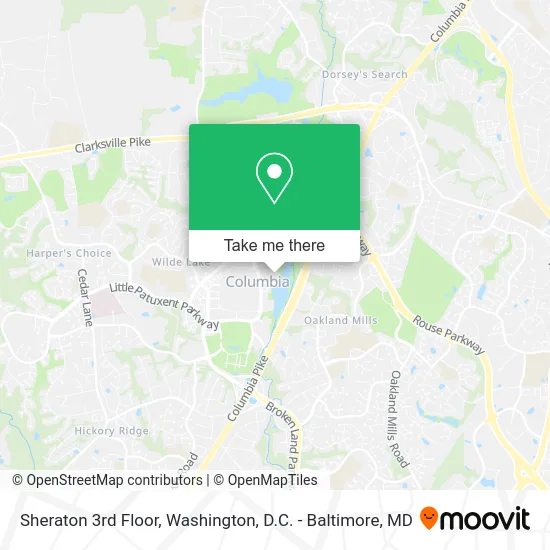 Sheraton 3rd Floor map
