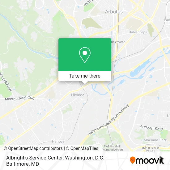 Mapa de Albright's Service Center