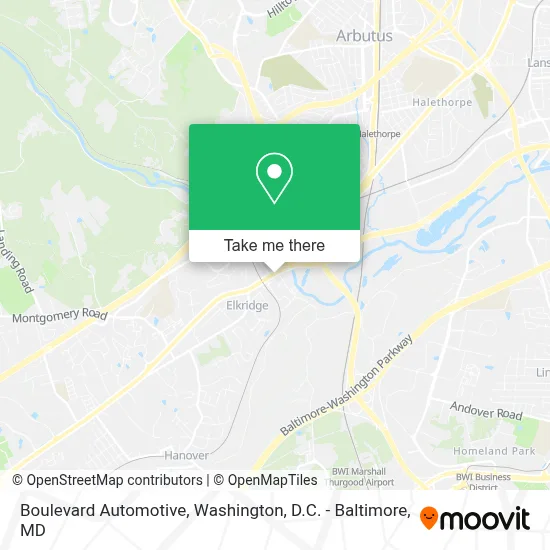 Boulevard Automotive map