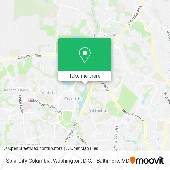 SolarCity Columbia map