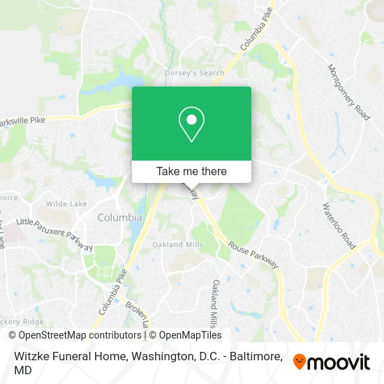 Witzke Funeral Home map
