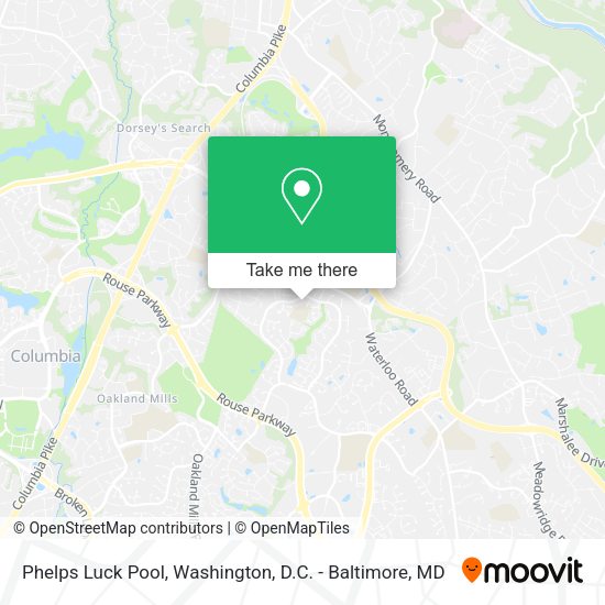 Phelps Luck Pool map