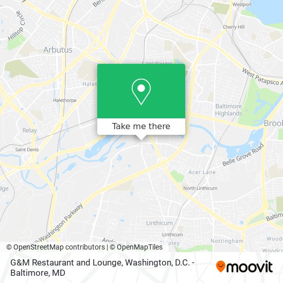 Mapa de G&M Restaurant and Lounge