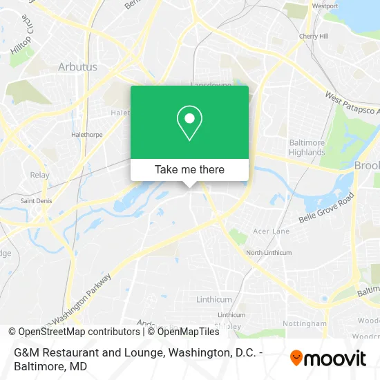 G&M Restaurant and Lounge map