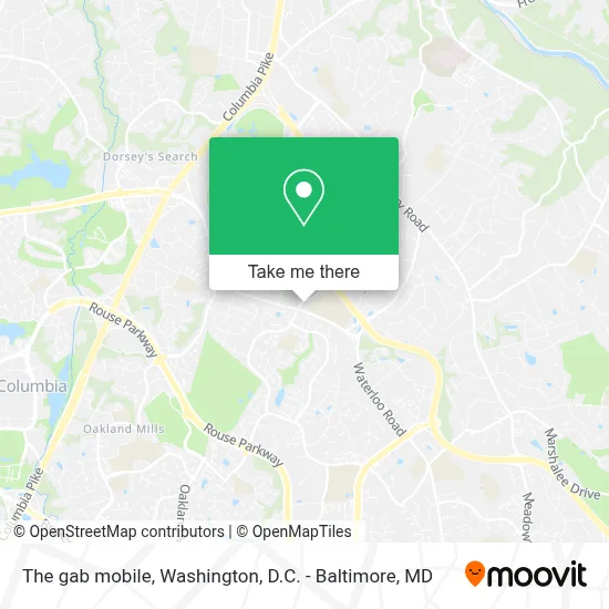 The gab mobile map