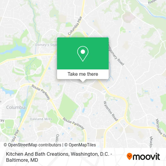 Kitchen And Bath Creations map