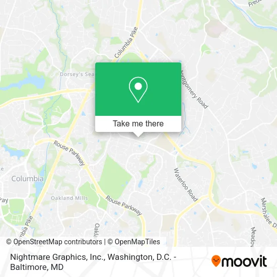 Mapa de Nightmare Graphics, Inc.