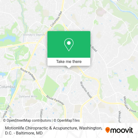 Motionlife Chiropractic & Acupuncture map