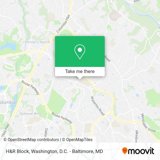 H&R Block map