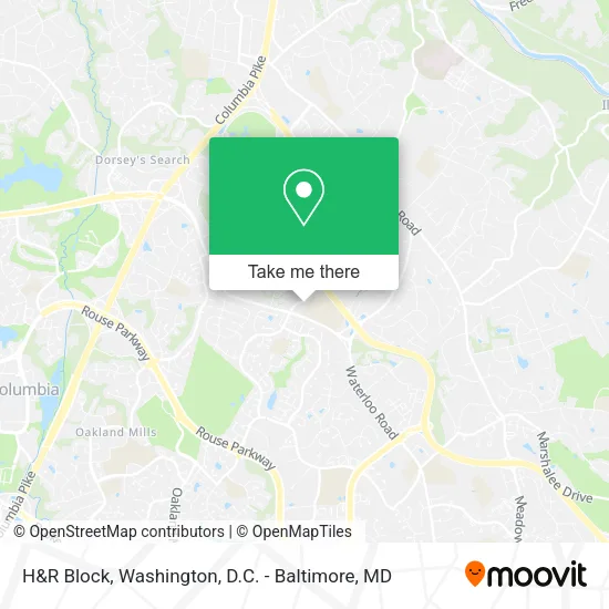 Mapa de H&R Block