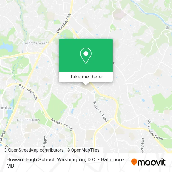 Howard High School map