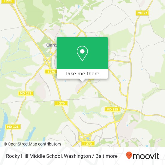 Mapa de Rocky Hill Middle School