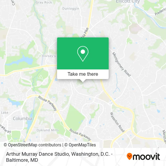 Arthur Murray Dance Studio map