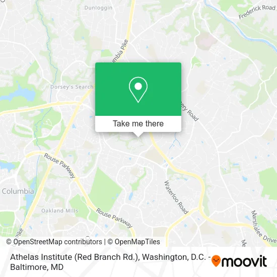 Mapa de Athelas Institute (Red Branch Rd.)