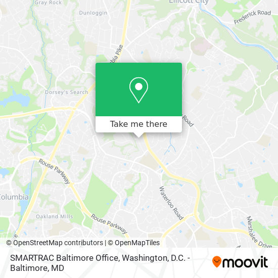SMARTRAC Baltimore Office map
