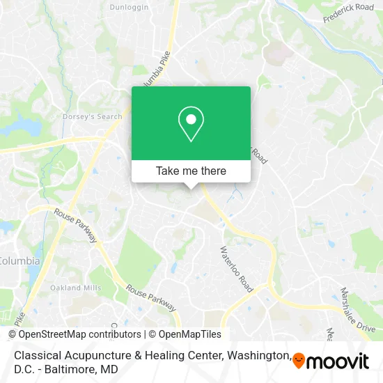 Mapa de Classical Acupuncture & Healing Center