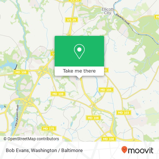 Bob Evans map