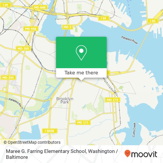 Mapa de Maree G. Farring Elementary School