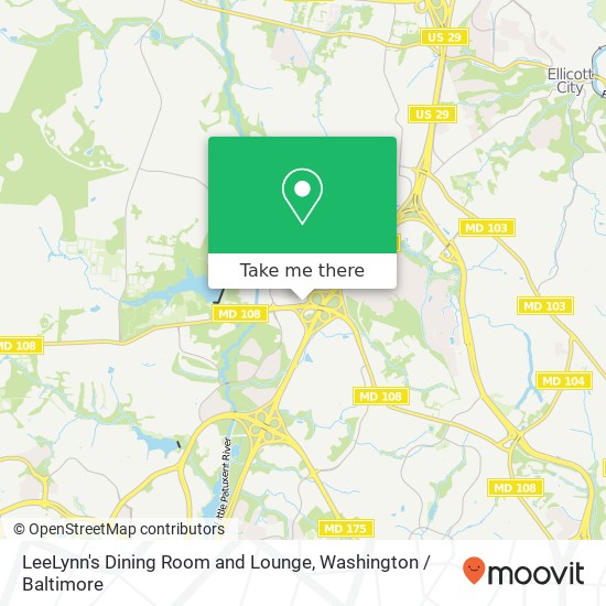 Mapa de LeeLynn's Dining Room and Lounge