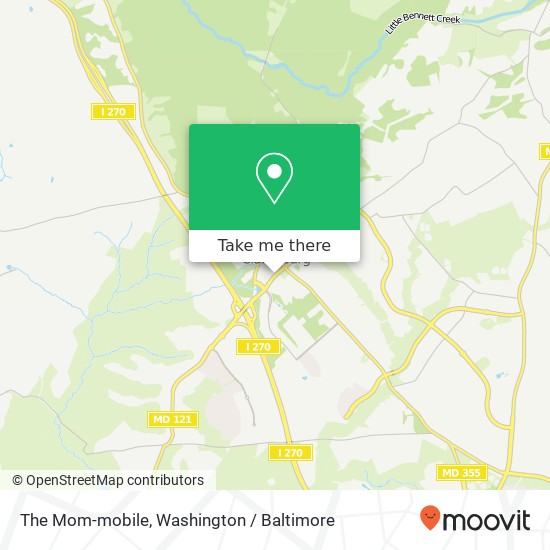 Mapa de The Mom-mobile