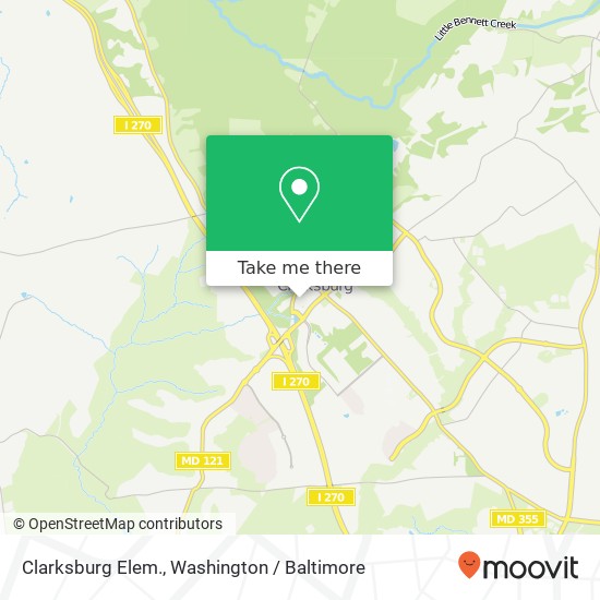 Clarksburg Elem. map