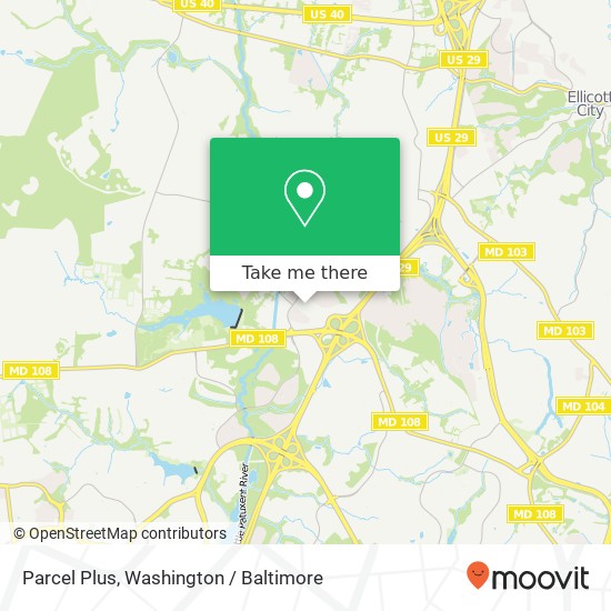 Parcel Plus map