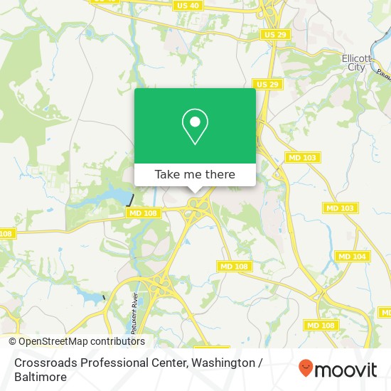 Crossroads Professional Center map