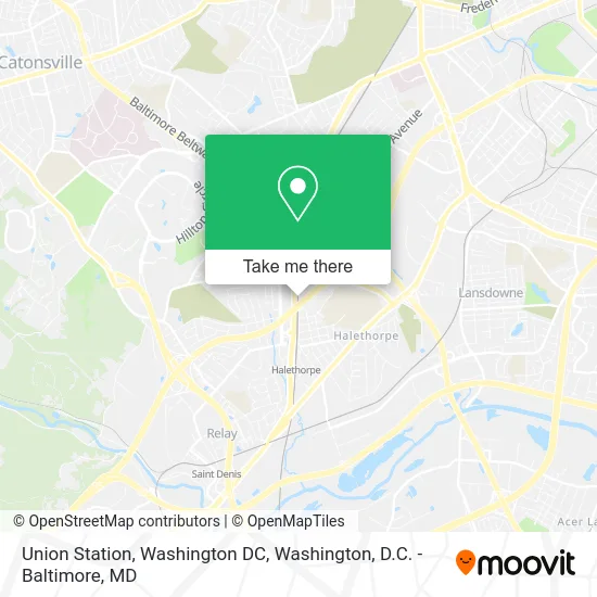 Union Station, Washington DC map