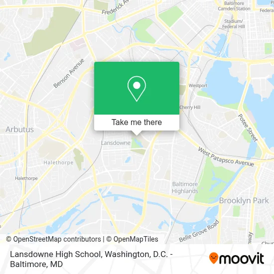 Lansdowne High School map