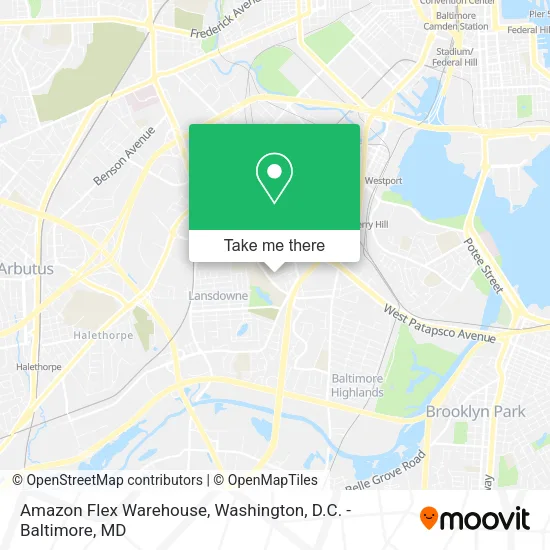 Amazon Flex Warehouse map