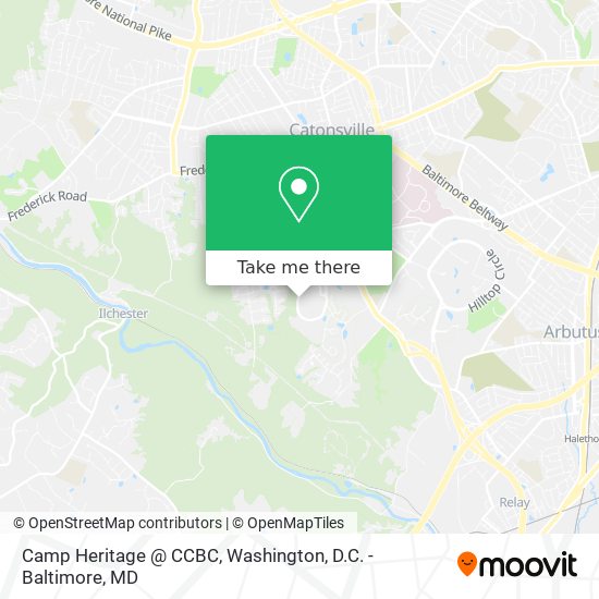 Camp Heritage @ CCBC map