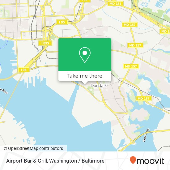 Mapa de Airport Bar & Grill