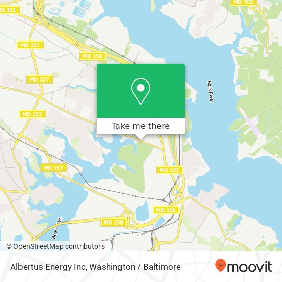 Mapa de Albertus Energy Inc