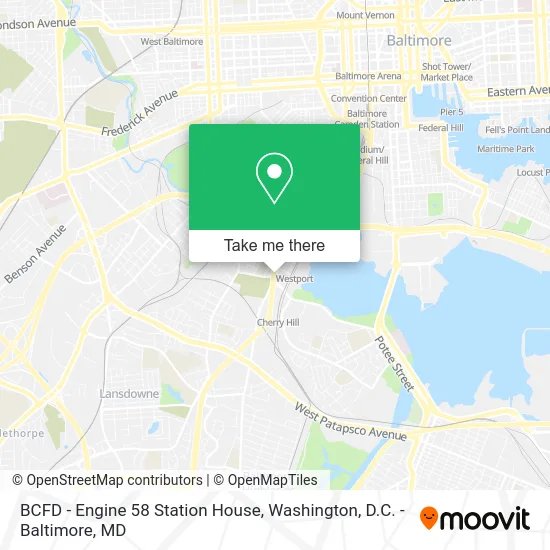 BCFD - Engine 58 Station House map