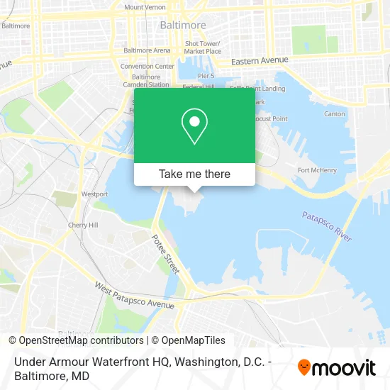 Mapa de Under Armour Waterfront HQ