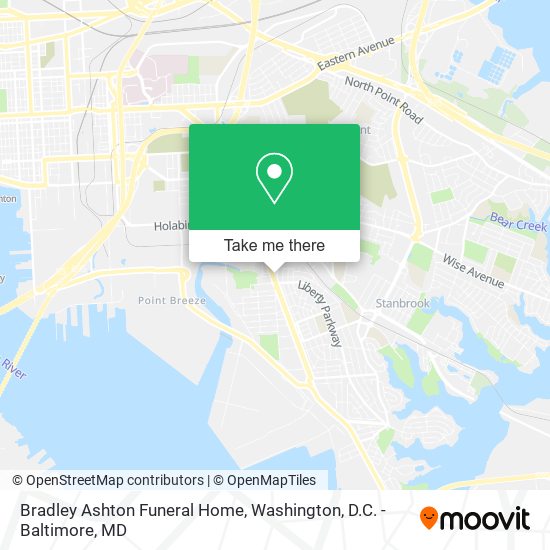 Bradley Ashton Funeral Home map